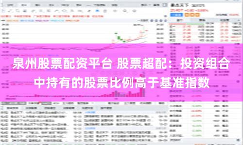 泉州股票配资平台 股票超配：投资组合中持有的股票比例高于基准指数